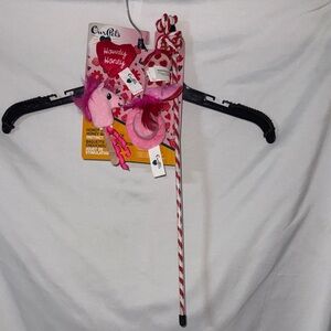Our Pets Howdy to Honey Wand  4pk Cat Instinct Toy Valentines Day
